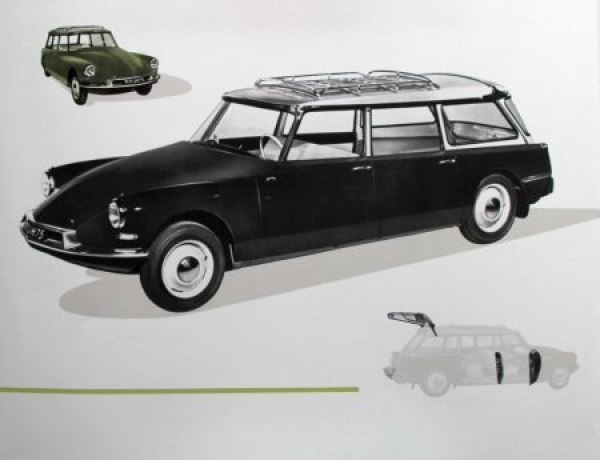 Citroen ID 19 Commerciale Modelprogram 1961 Carbrochure (3449)